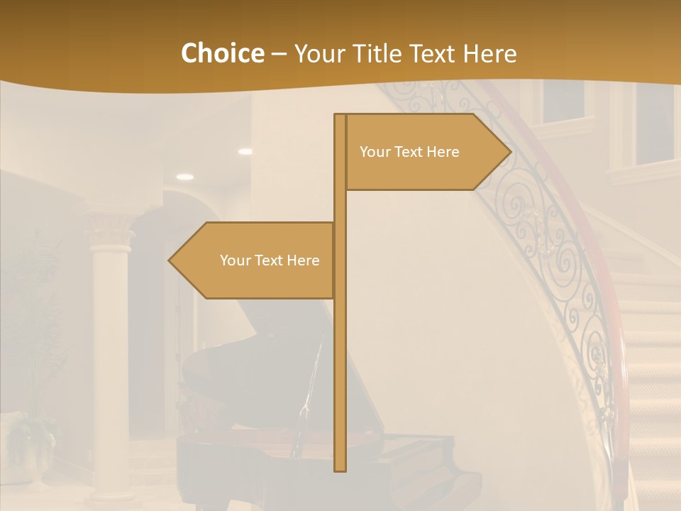 Climb Residential Mansion PowerPoint Template