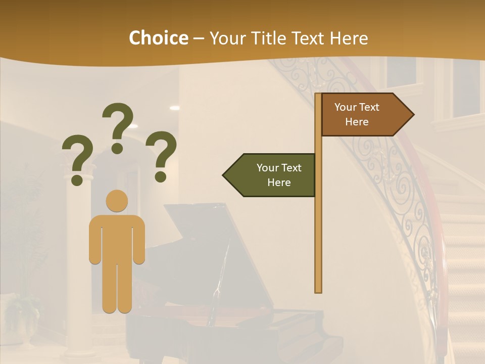 Climb Residential Mansion PowerPoint Template