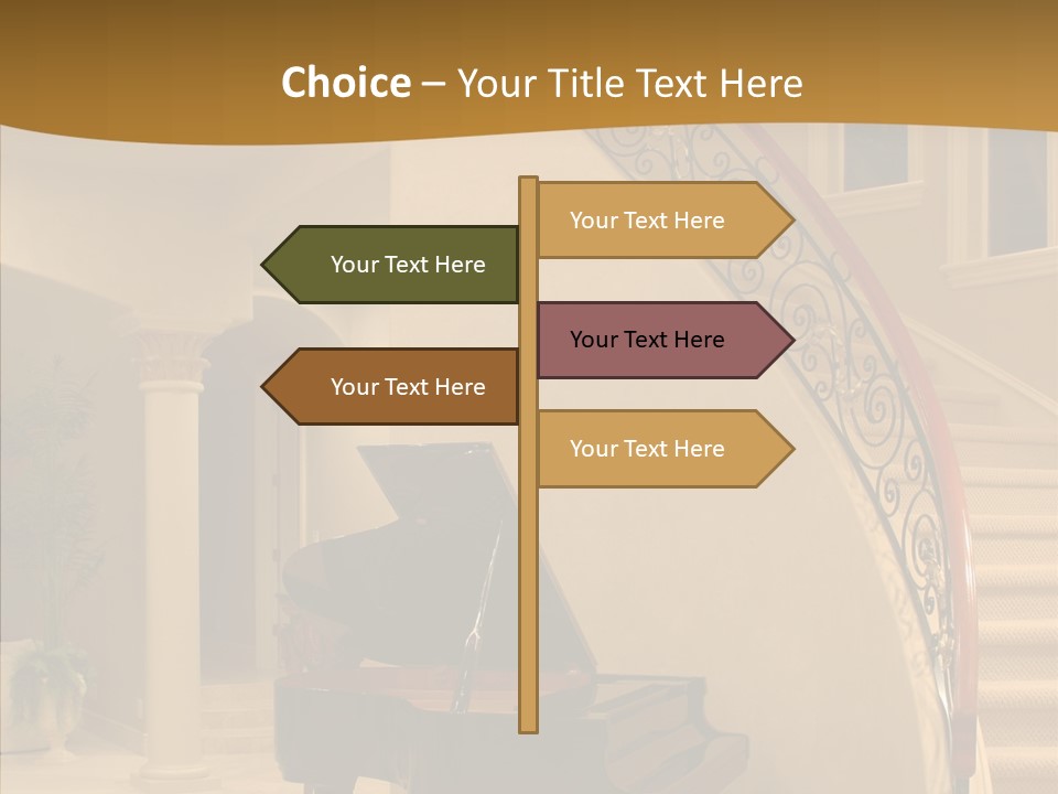 Climb Residential Mansion PowerPoint Template