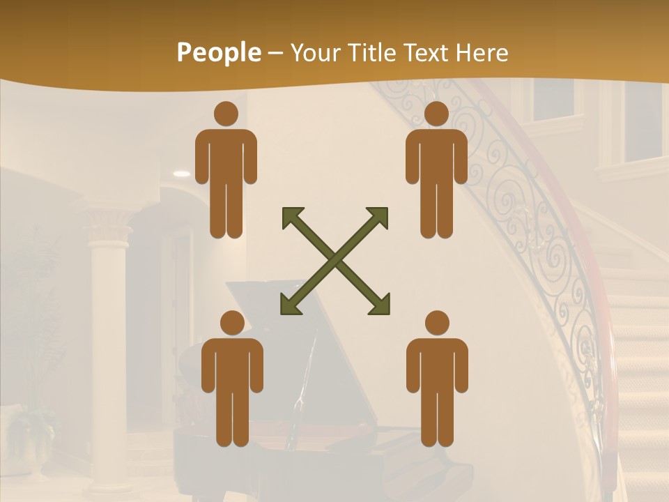 Climb Residential Mansion PowerPoint Template