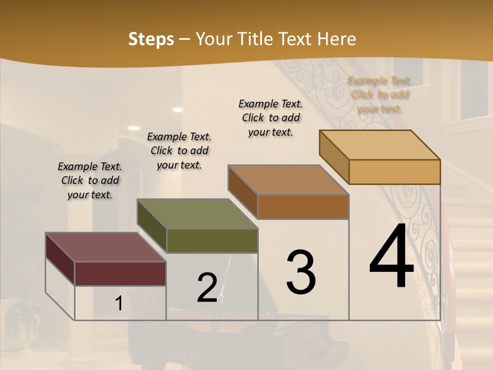 Climb Residential Mansion PowerPoint Template