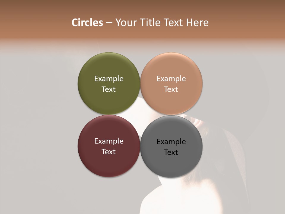 Attractive Girl Beautiful PowerPoint Template