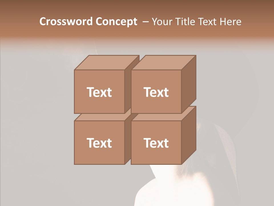 Attractive Girl Beautiful PowerPoint Template