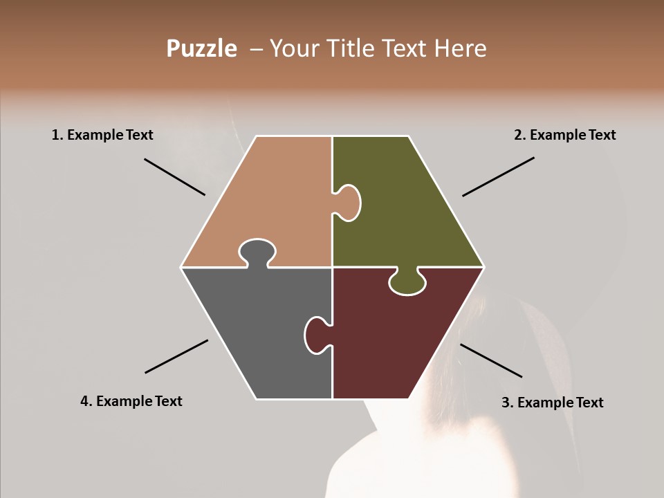 Attractive Girl Beautiful PowerPoint Template