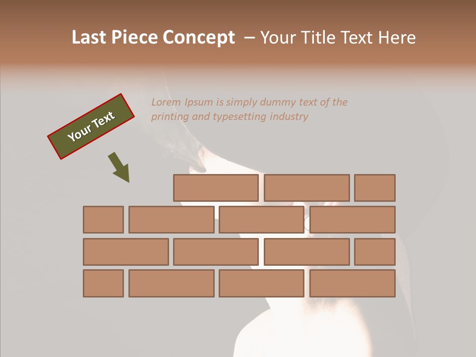 Attractive Girl Beautiful PowerPoint Template