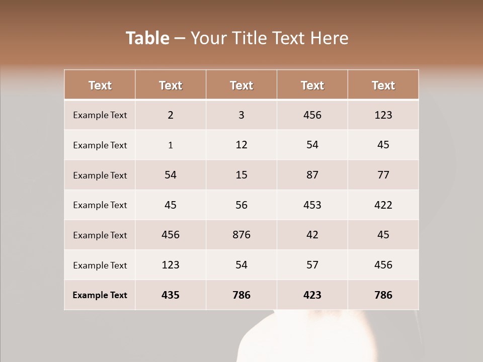 Attractive Girl Beautiful PowerPoint Template