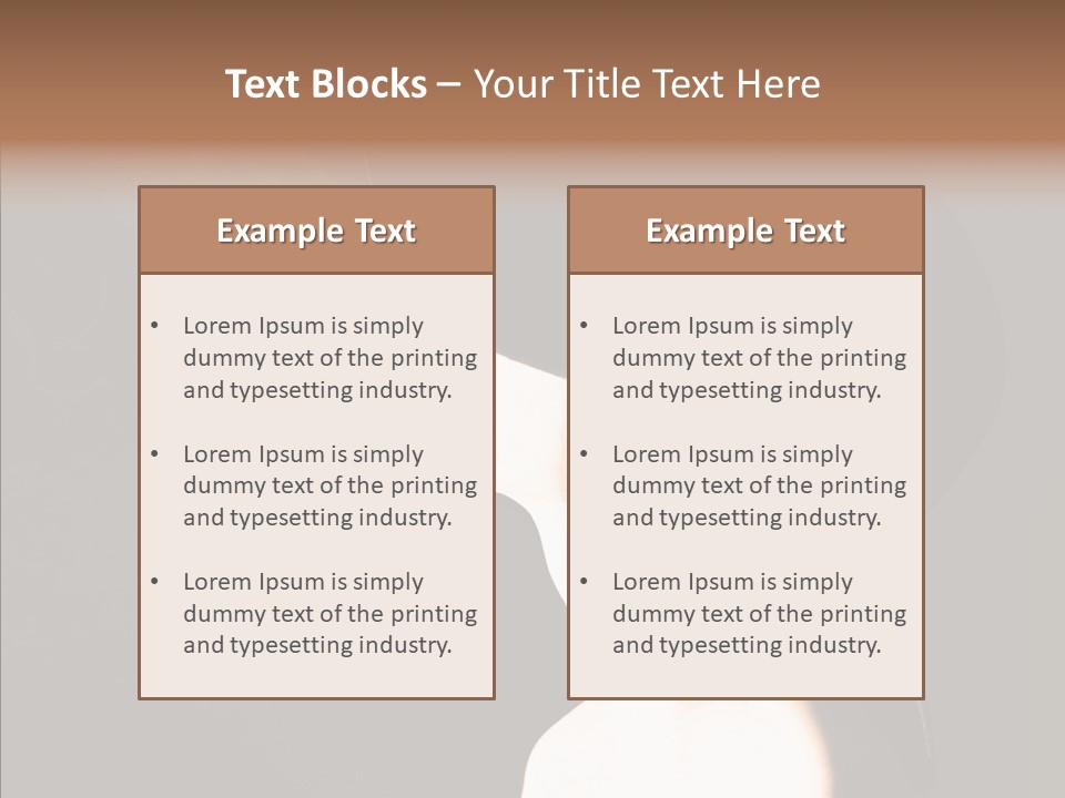 Attractive Girl Beautiful PowerPoint Template