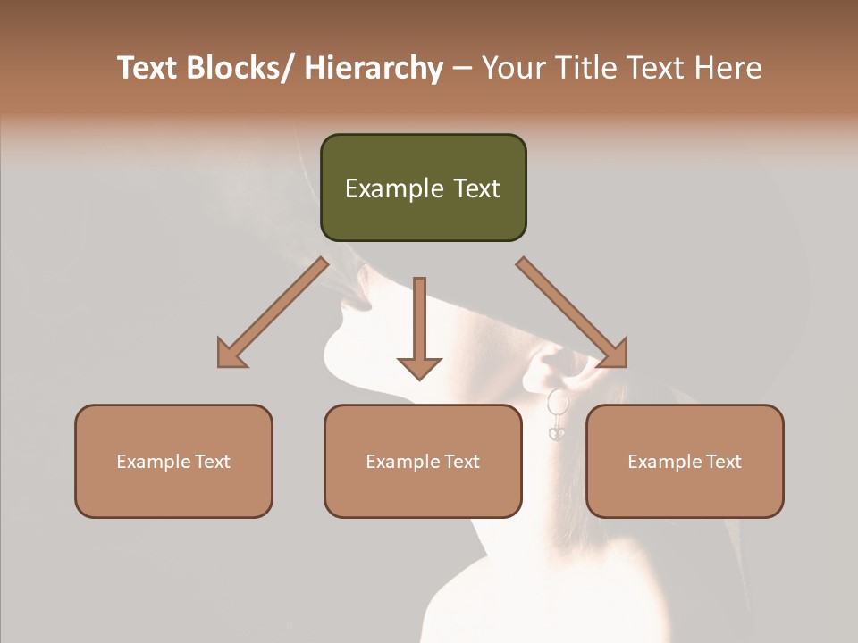 Attractive Girl Beautiful PowerPoint Template