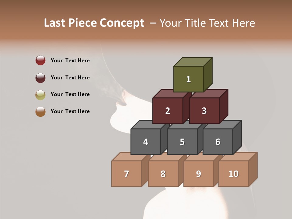 Attractive Girl Beautiful PowerPoint Template