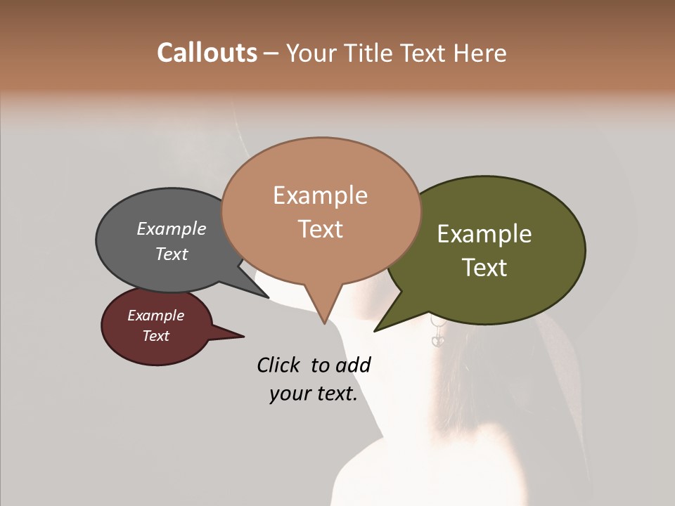 Attractive Girl Beautiful PowerPoint Template