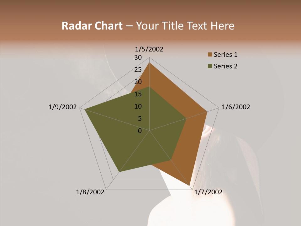 Attractive Girl Beautiful PowerPoint Template