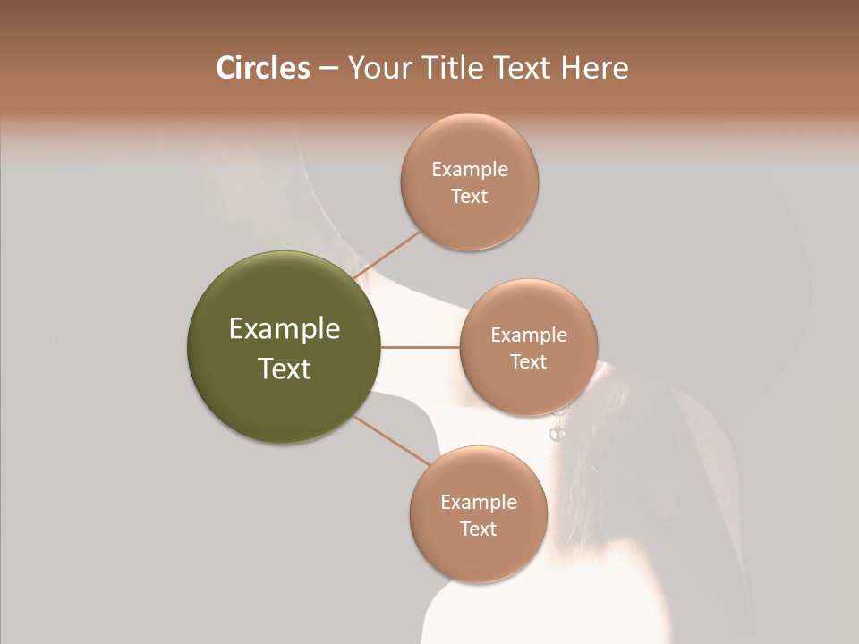 Attractive Girl Beautiful PowerPoint Template