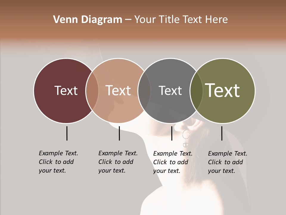 Attractive Girl Beautiful PowerPoint Template