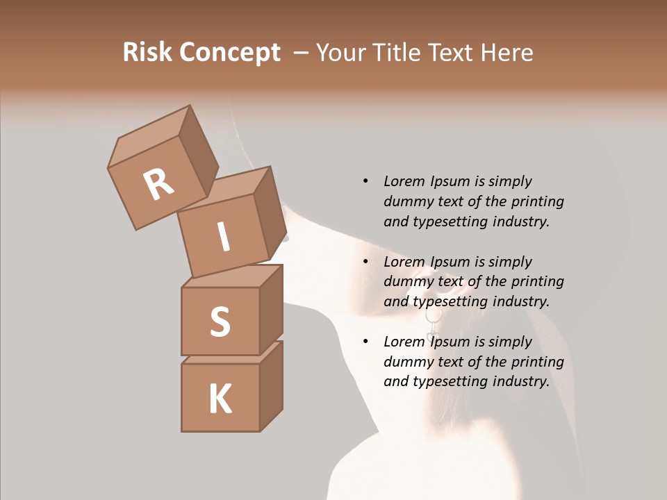 Attractive Girl Beautiful PowerPoint Template