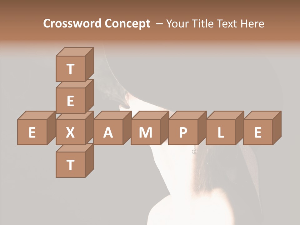 Attractive Girl Beautiful PowerPoint Template