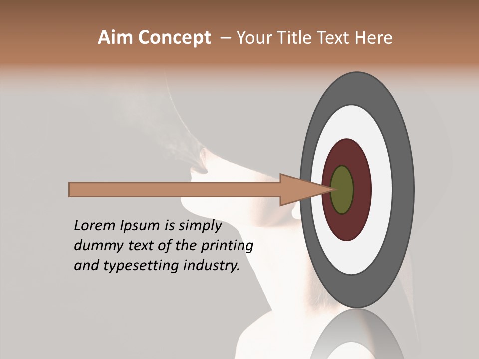 Attractive Girl Beautiful PowerPoint Template