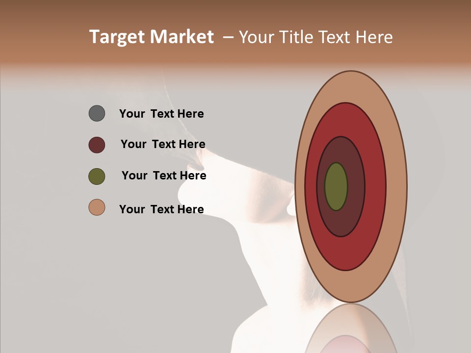 Attractive Girl Beautiful PowerPoint Template