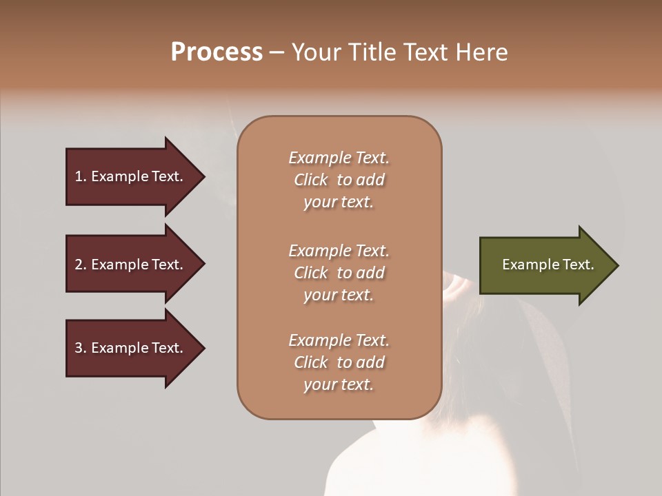 Attractive Girl Beautiful PowerPoint Template