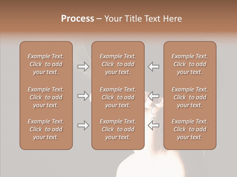 Attractive Girl Beautiful PowerPoint Template