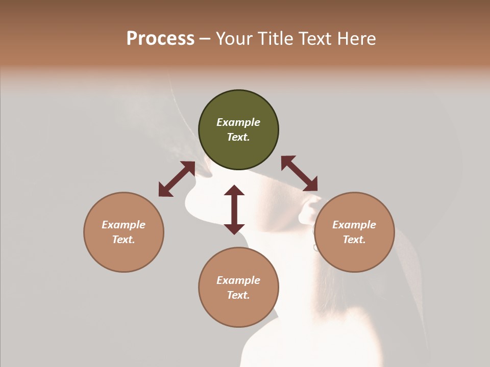 Attractive Girl Beautiful PowerPoint Template