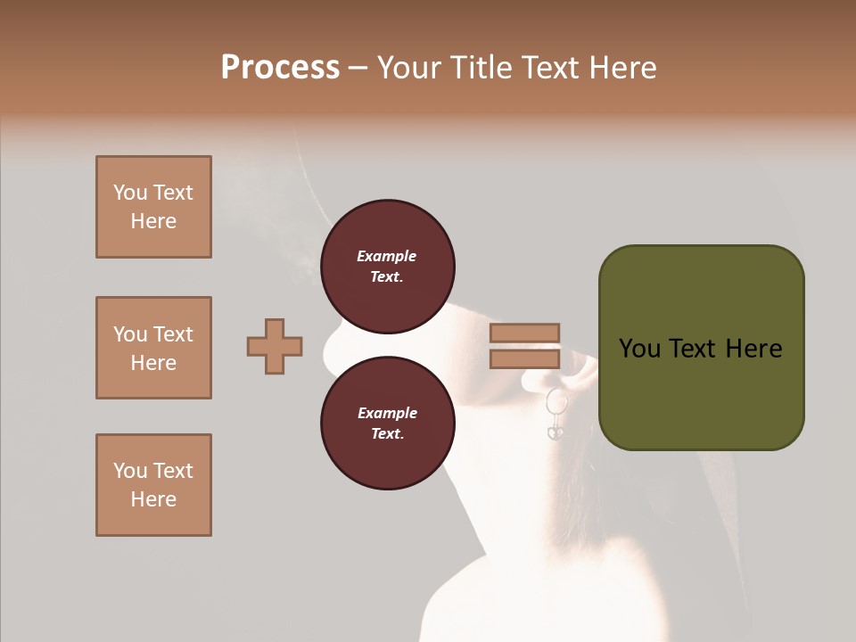 Attractive Girl Beautiful PowerPoint Template