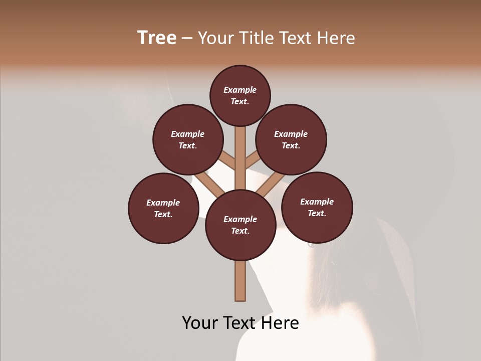 Attractive Girl Beautiful PowerPoint Template