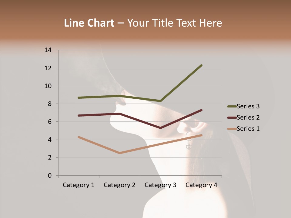 Attractive Girl Beautiful PowerPoint Template