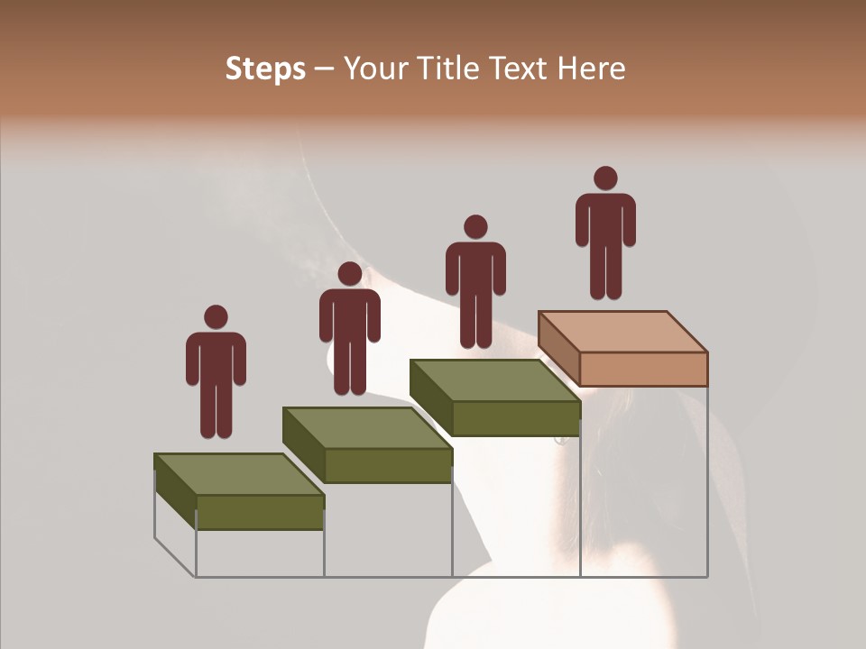 Attractive Girl Beautiful PowerPoint Template