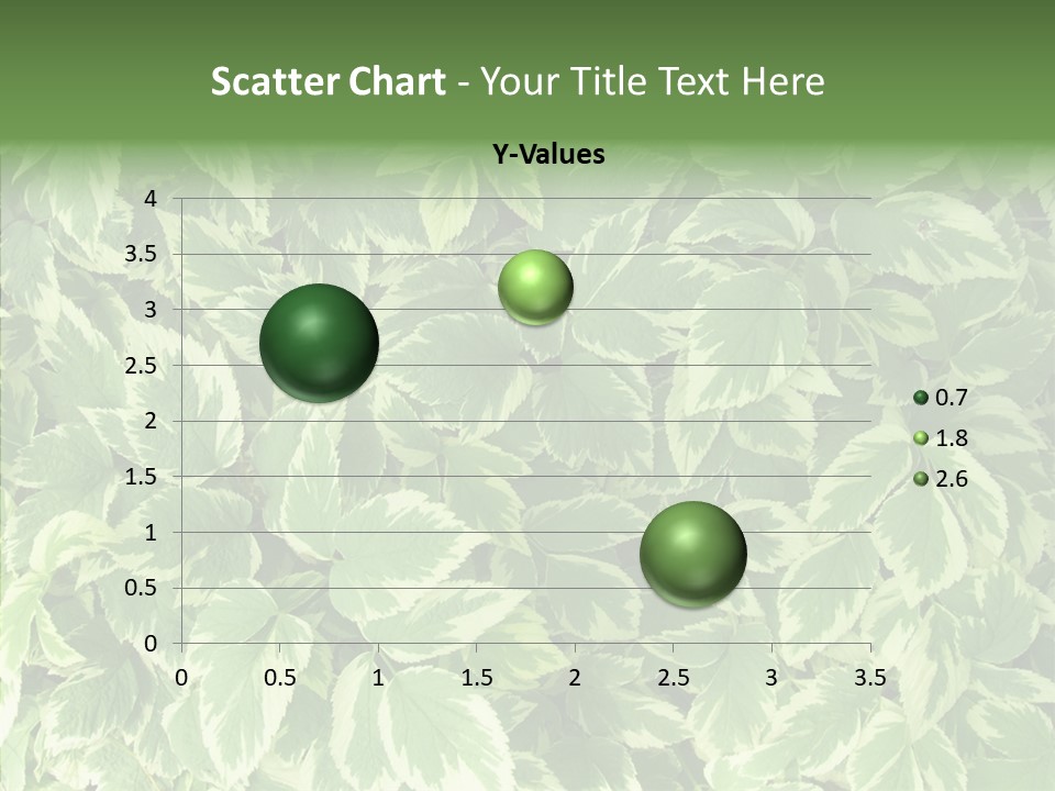 Many Leaf Green PowerPoint Template