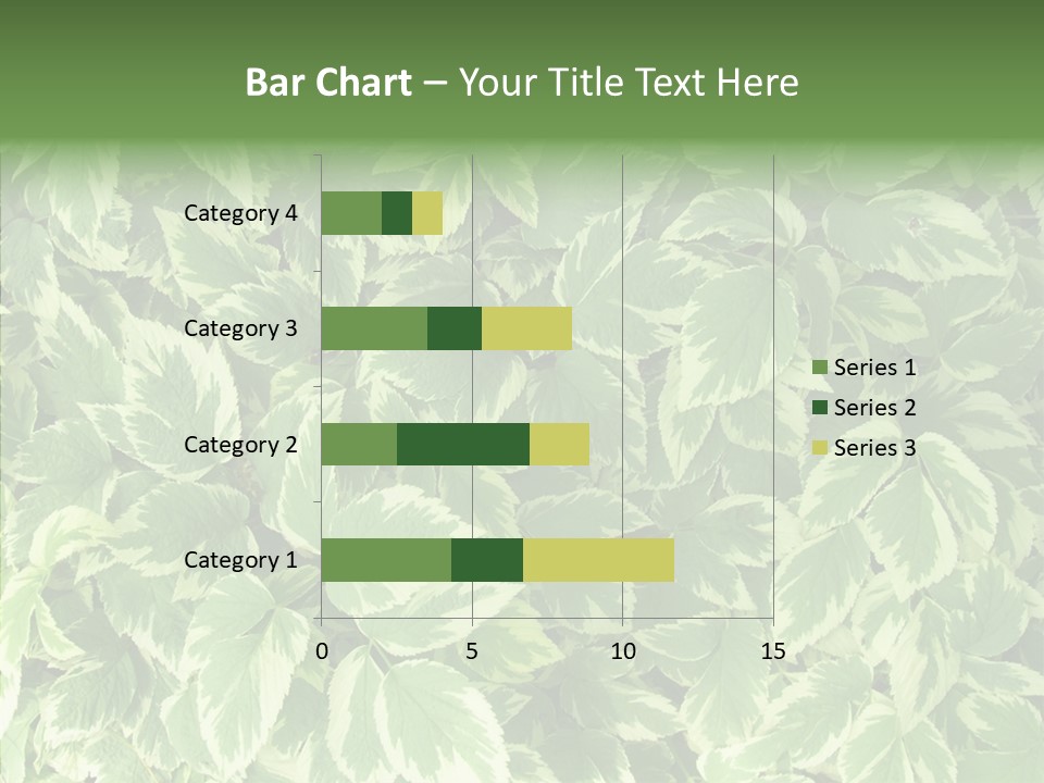 Many Leaf Green PowerPoint Template