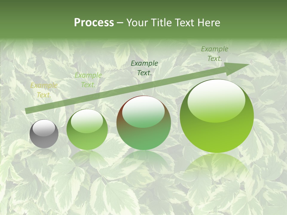 Many Leaf Green PowerPoint Template