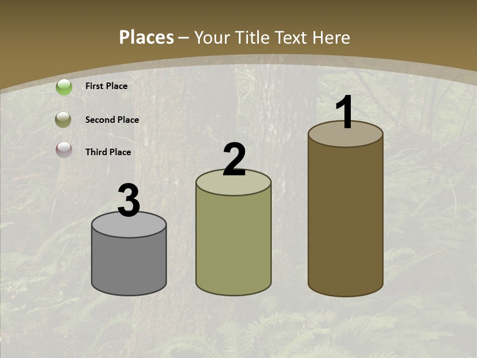 Trail Oregon Elk PowerPoint Template