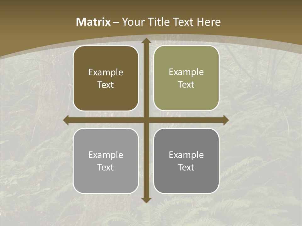 Trail Oregon Elk PowerPoint Template