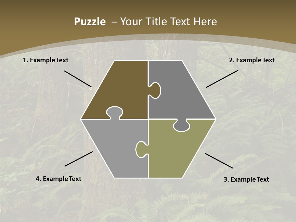 Trail Oregon Elk PowerPoint Template