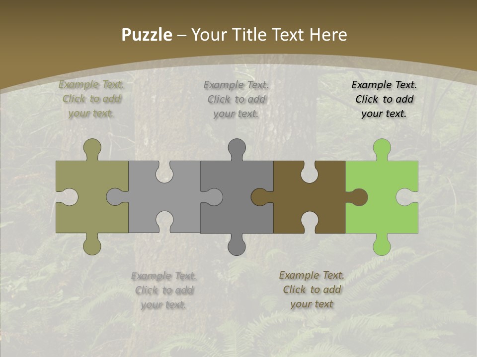 Trail Oregon Elk PowerPoint Template