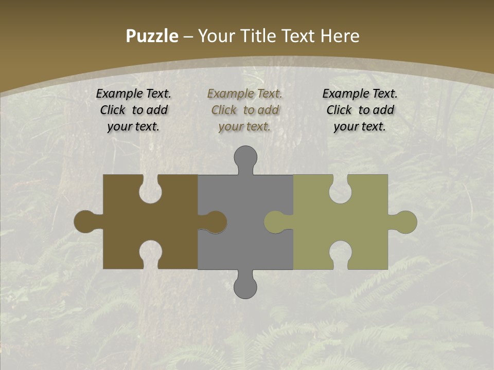 Trail Oregon Elk PowerPoint Template