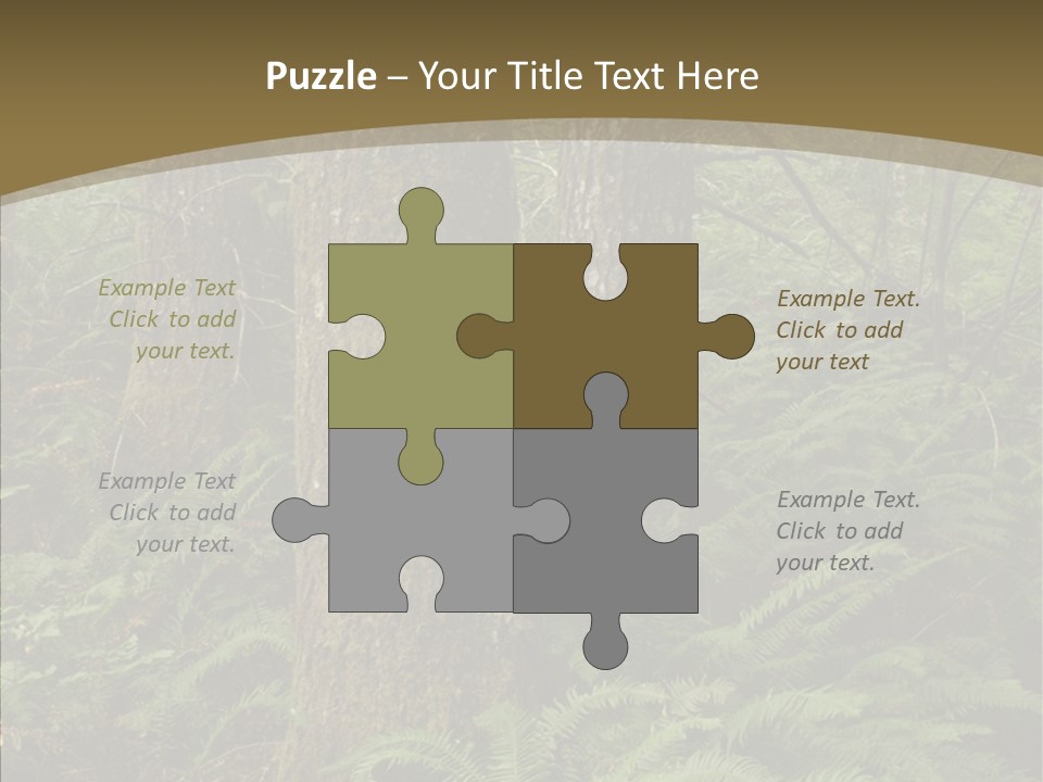 Trail Oregon Elk PowerPoint Template