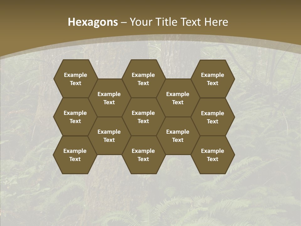 Trail Oregon Elk PowerPoint Template