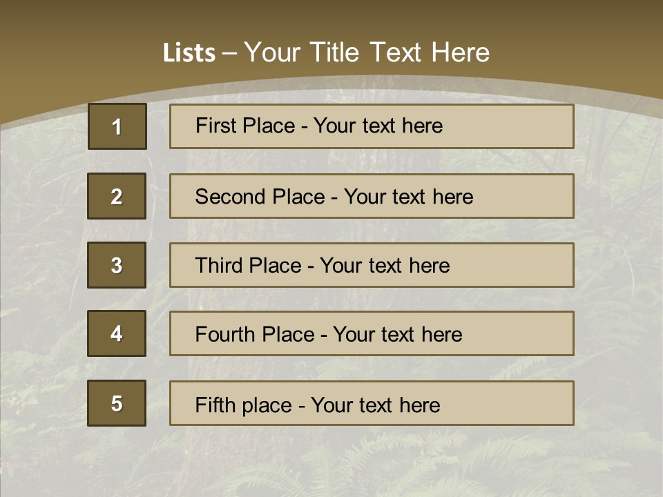 Trail Oregon Elk PowerPoint Template