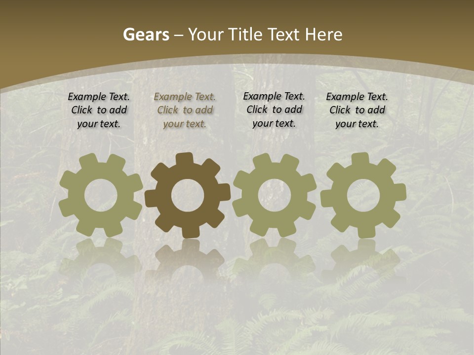 Trail Oregon Elk PowerPoint Template