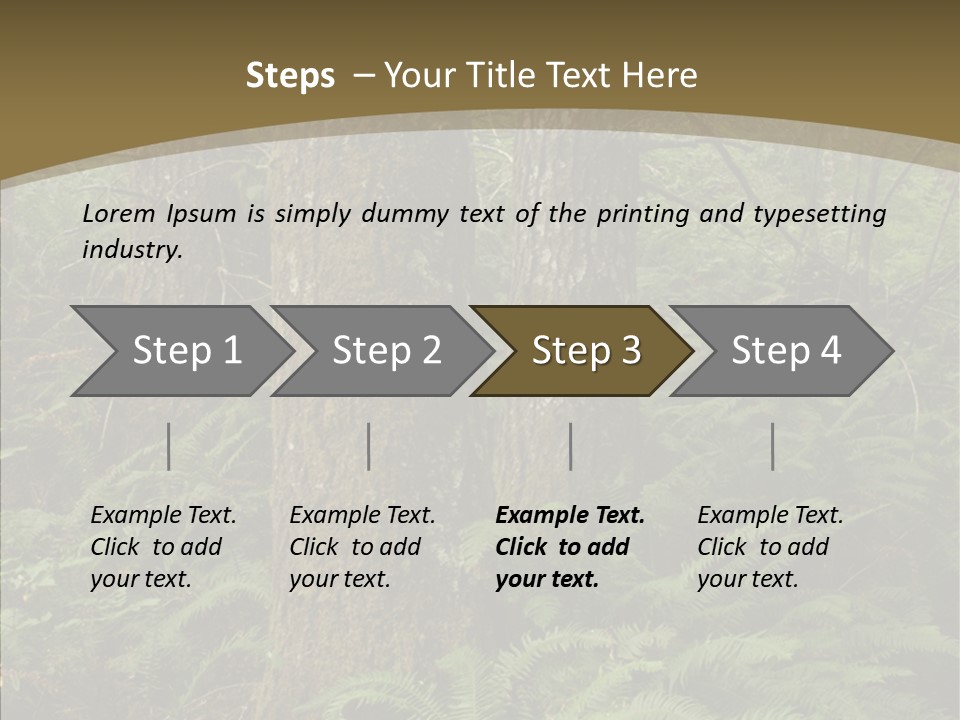 Trail Oregon Elk PowerPoint Template