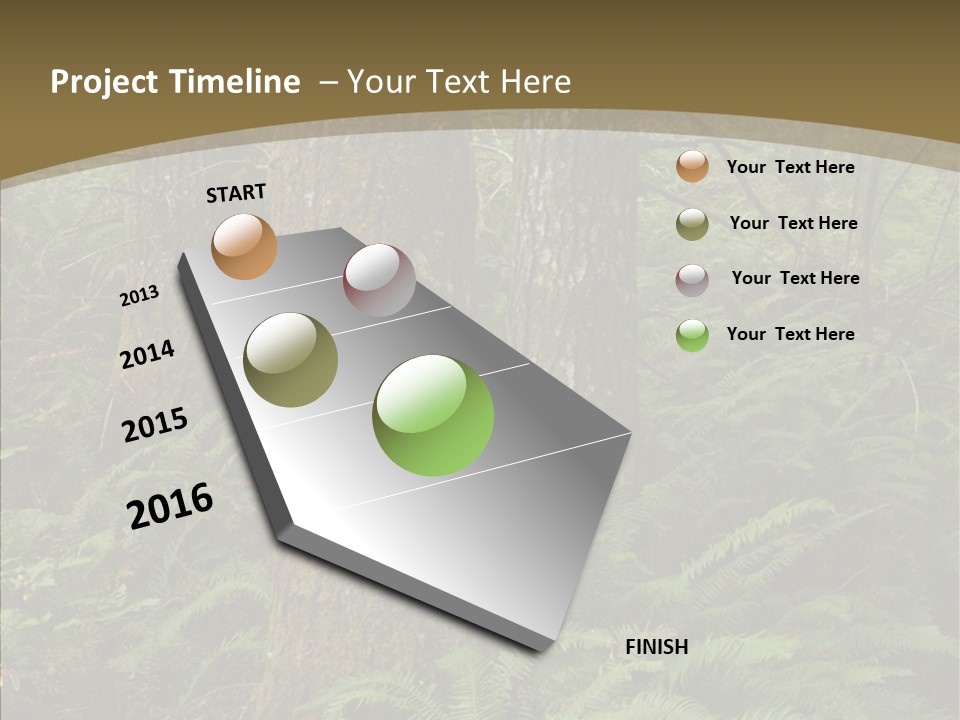 Trail Oregon Elk PowerPoint Template