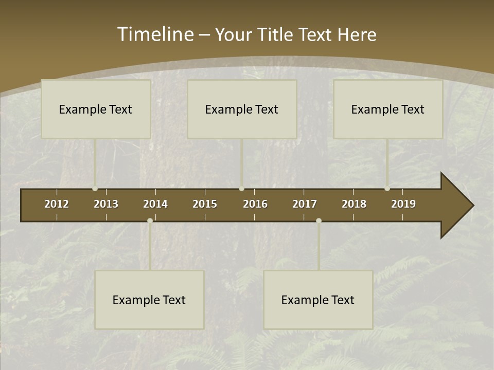 Trail Oregon Elk PowerPoint Template