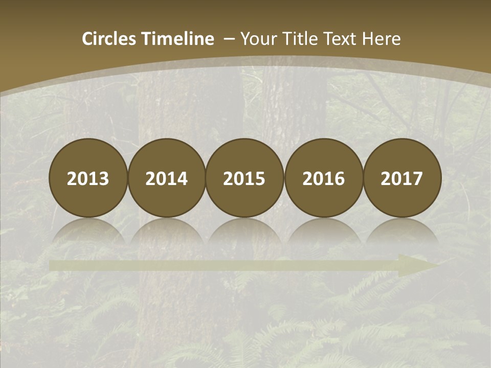 Trail Oregon Elk PowerPoint Template