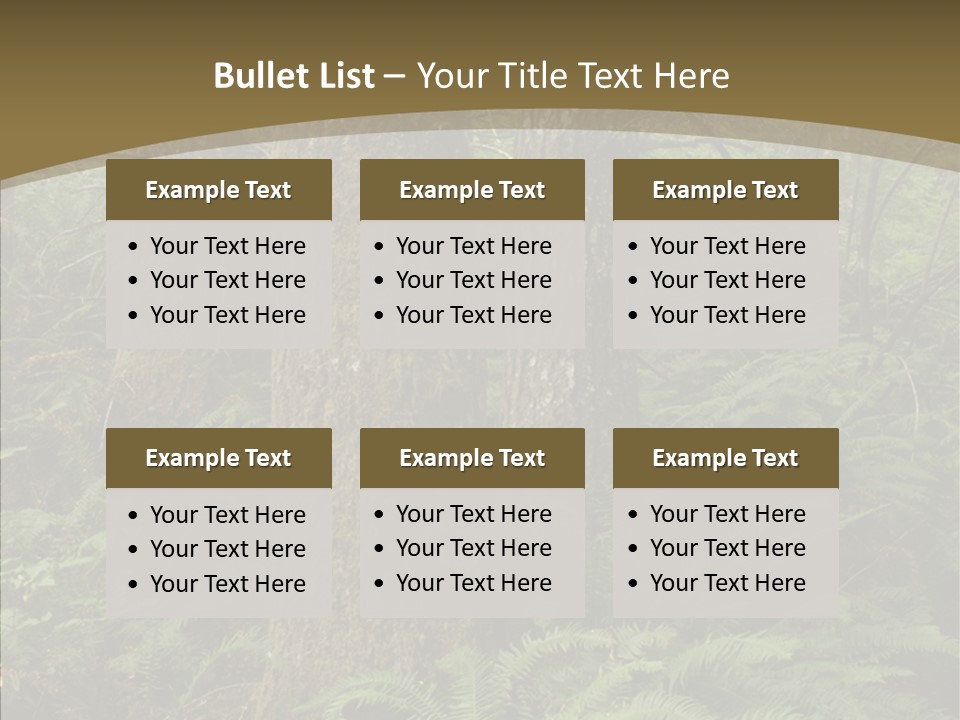 Trail Oregon Elk PowerPoint Template