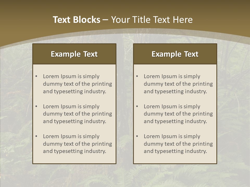 Trail Oregon Elk PowerPoint Template