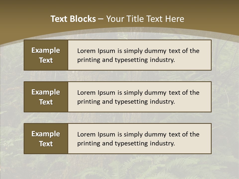 Trail Oregon Elk PowerPoint Template