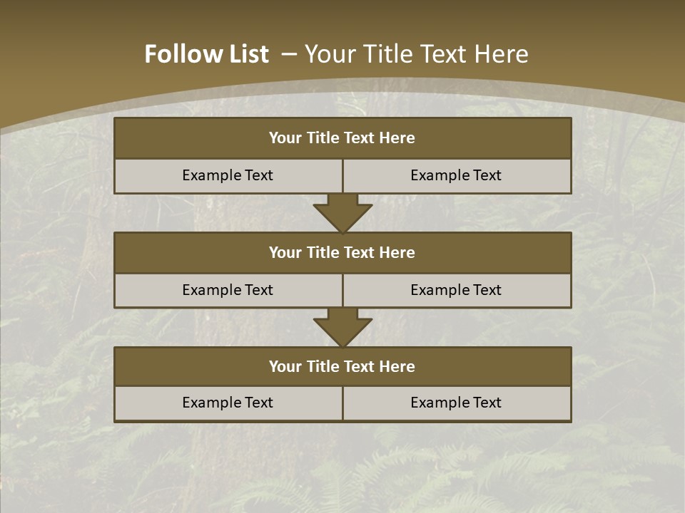 Trail Oregon Elk PowerPoint Template
