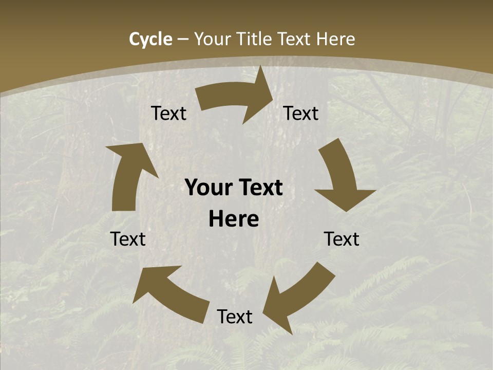 Trail Oregon Elk PowerPoint Template