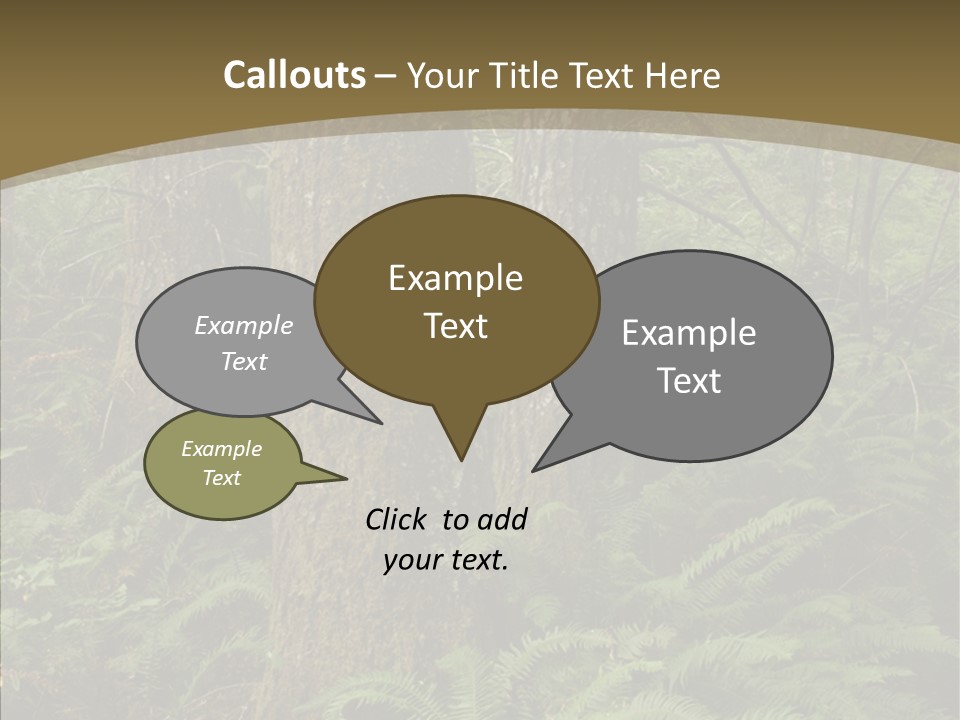 Trail Oregon Elk PowerPoint Template